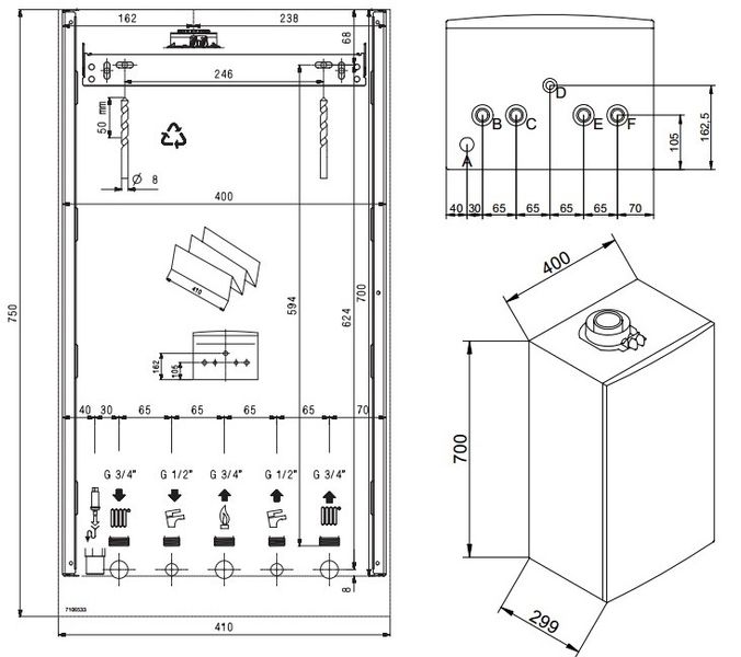 Котел газовый BAXI DUO-TEC COMPACT 1.24+ GA 00023074 фото