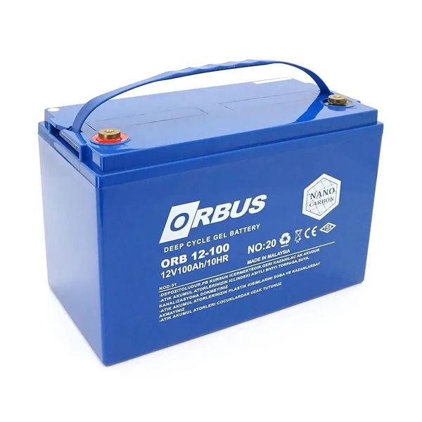 Акумуляторна батарея Orbus CG12100 GEL 12V 100 Ah (330 x 171 x 214) Q1/48 CG12100 GEL 12V 100 Ah фото